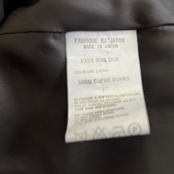 Yohji Yamamoto ( famous designer) black Blazer 100% silk Sz M - Picture 5 of 10